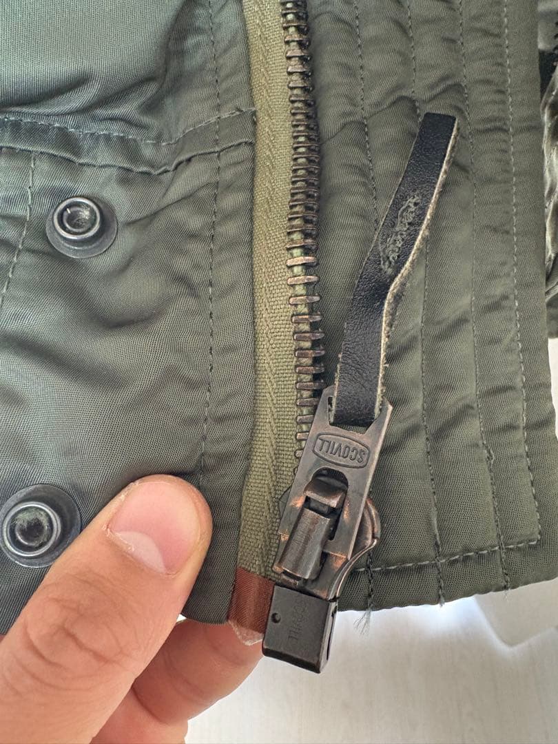 米軍 官給品 USAF N-2Bフライトジャケット 実物 1976年 ALPHA