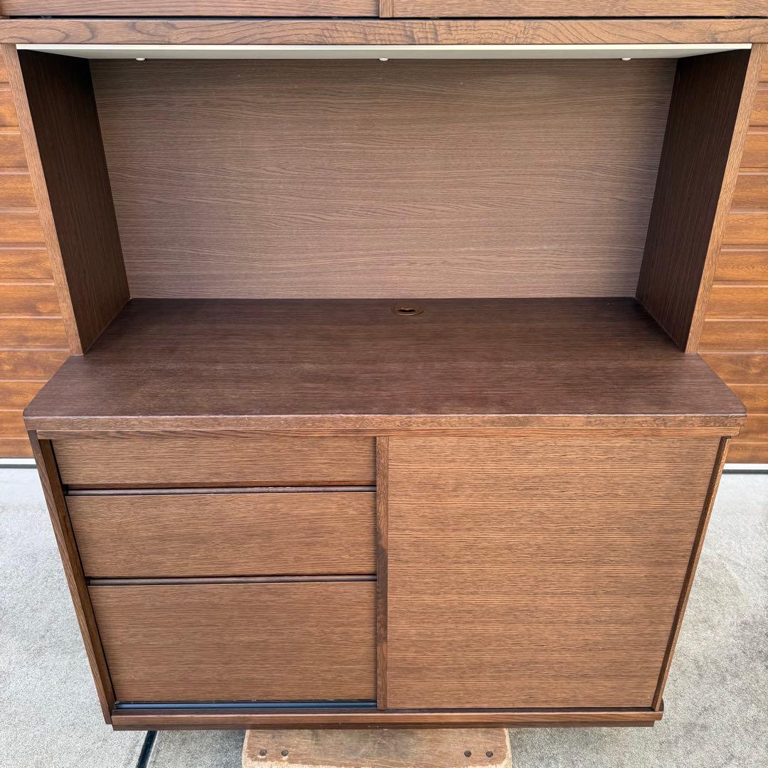 美品 カリモク ET4415 キッチンボード ウォールナット 購入価格38万