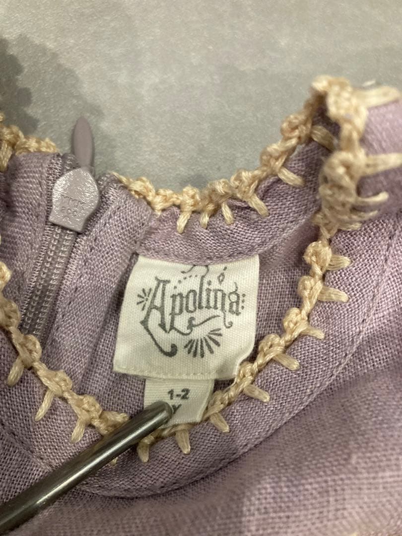 apolina 1-2y 23SS STEVIE dress ワンピース