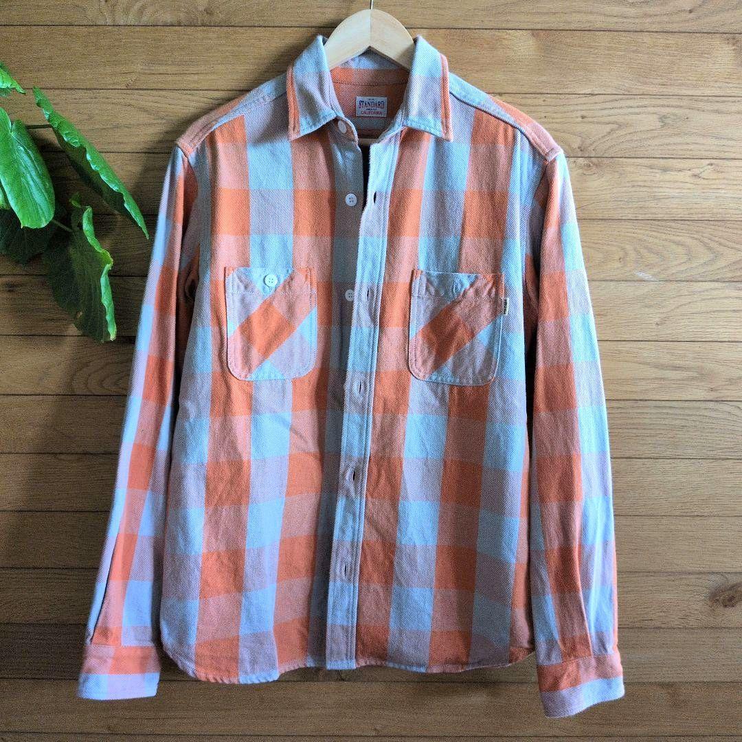 メンズ 長袖シャツ チェック柄 日本製 ロンハーマン スタンダードカリフォルニア