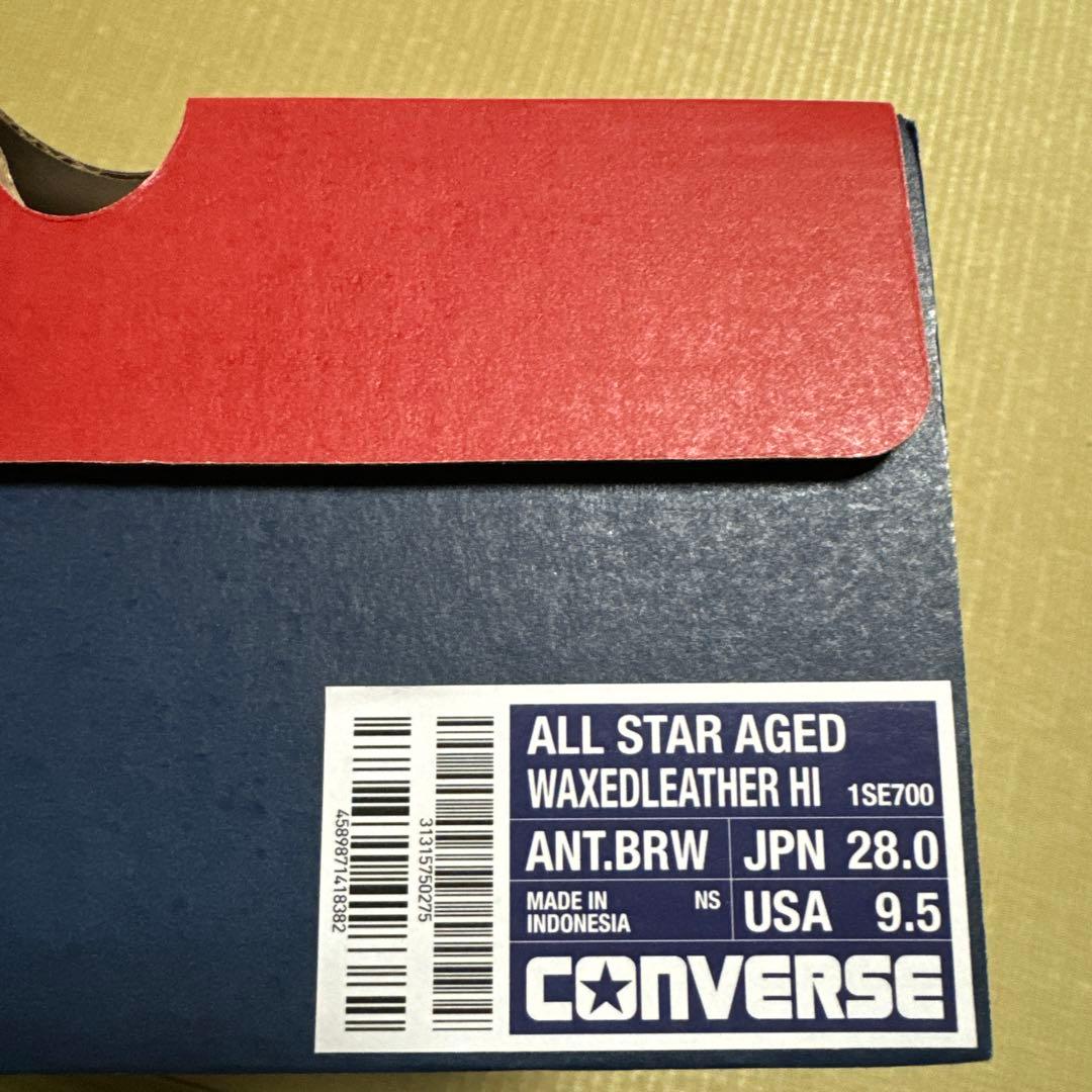 CONVERSE All Star Aged BROWN 28cm 新品　茶