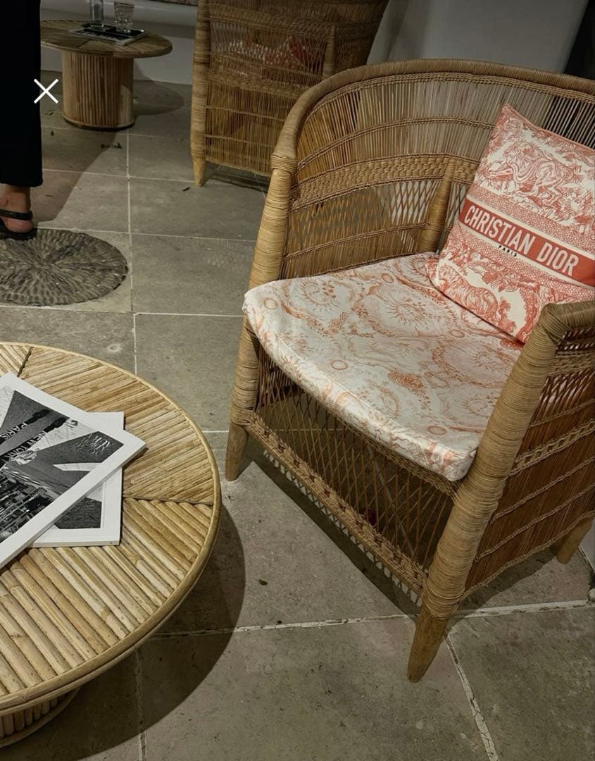 素敵　バンブーチェア　ラタンチェア