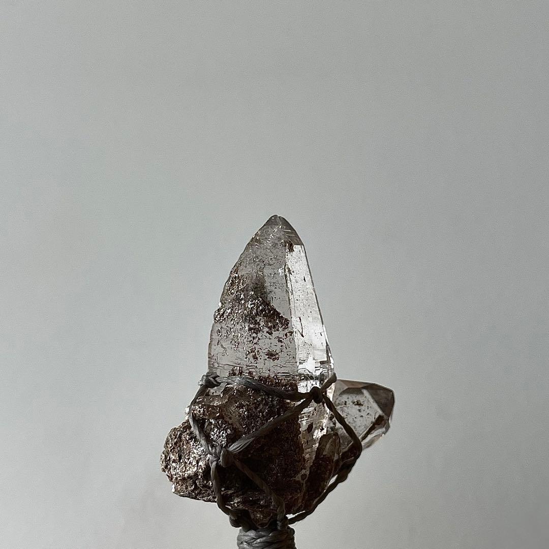 ヒマラヤ水晶 ガネッシュヒマール ＊ マクラメペンダント ネックレス 60