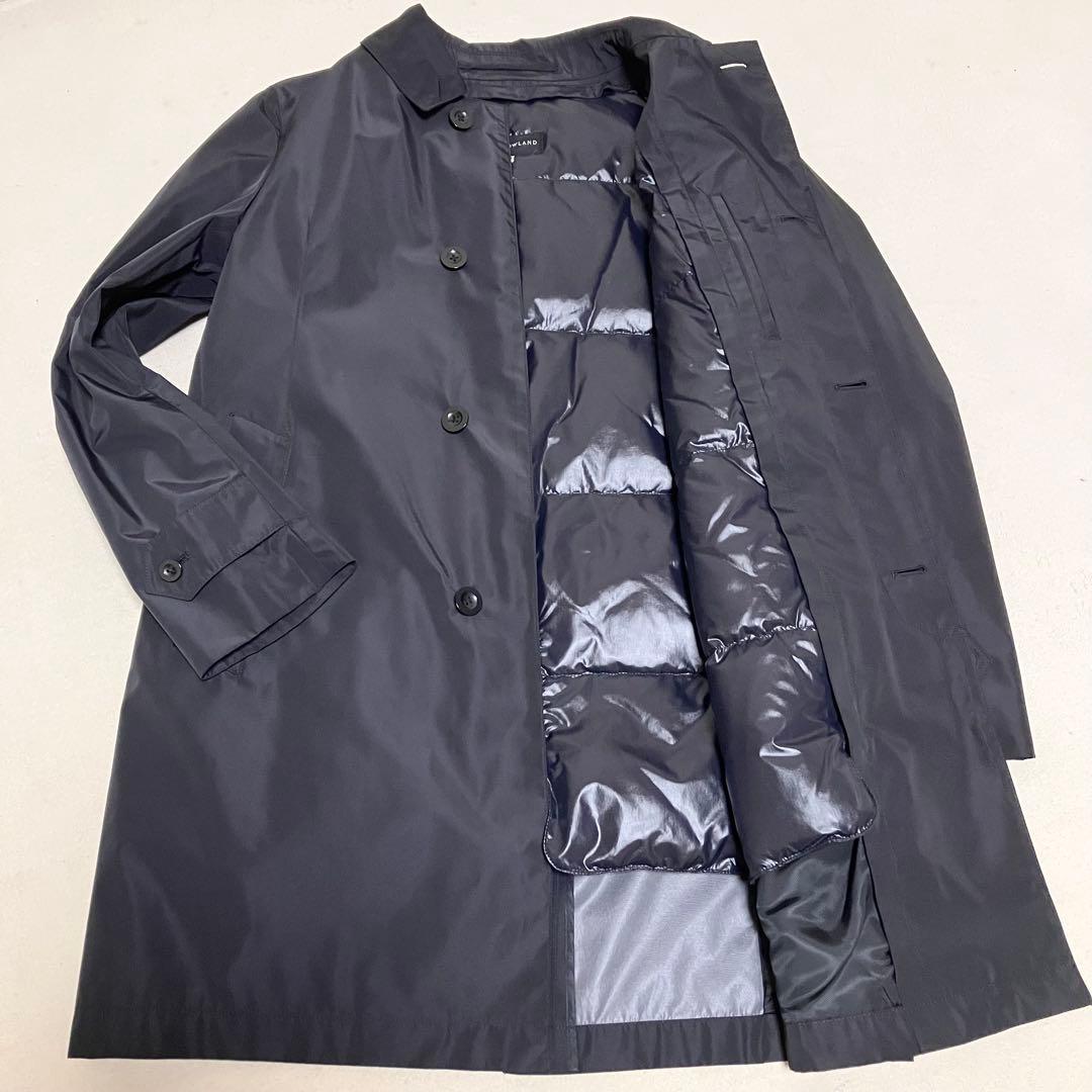 未使用に近い　トゥモローランド　ステンカラーコート　ダウンライナー　L　ブラック