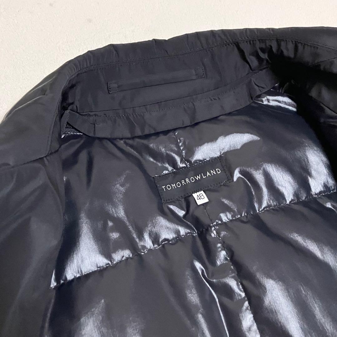 未使用に近い　トゥモローランド　ステンカラーコート　ダウンライナー　L　ブラック