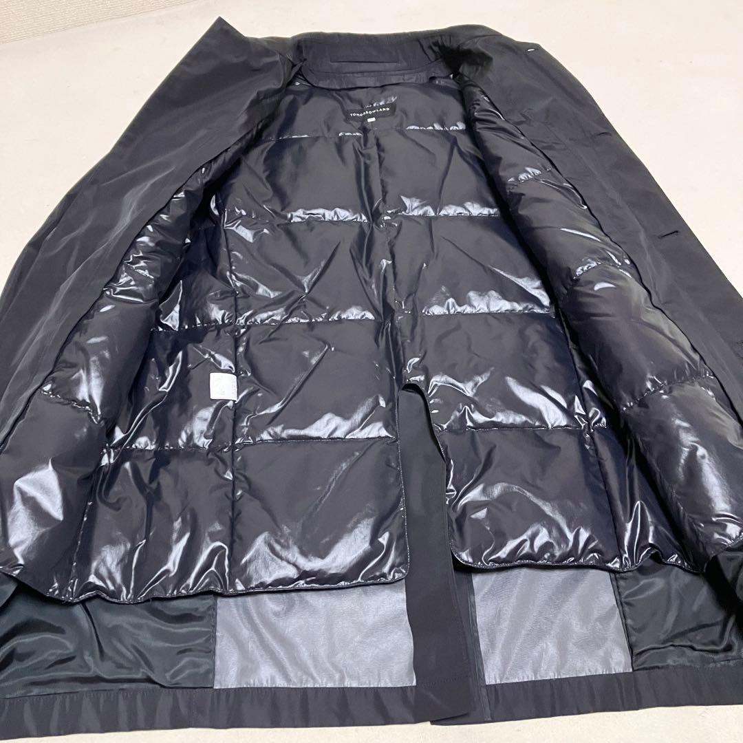 未使用に近い　トゥモローランド　ステンカラーコート　ダウンライナー　L　ブラック