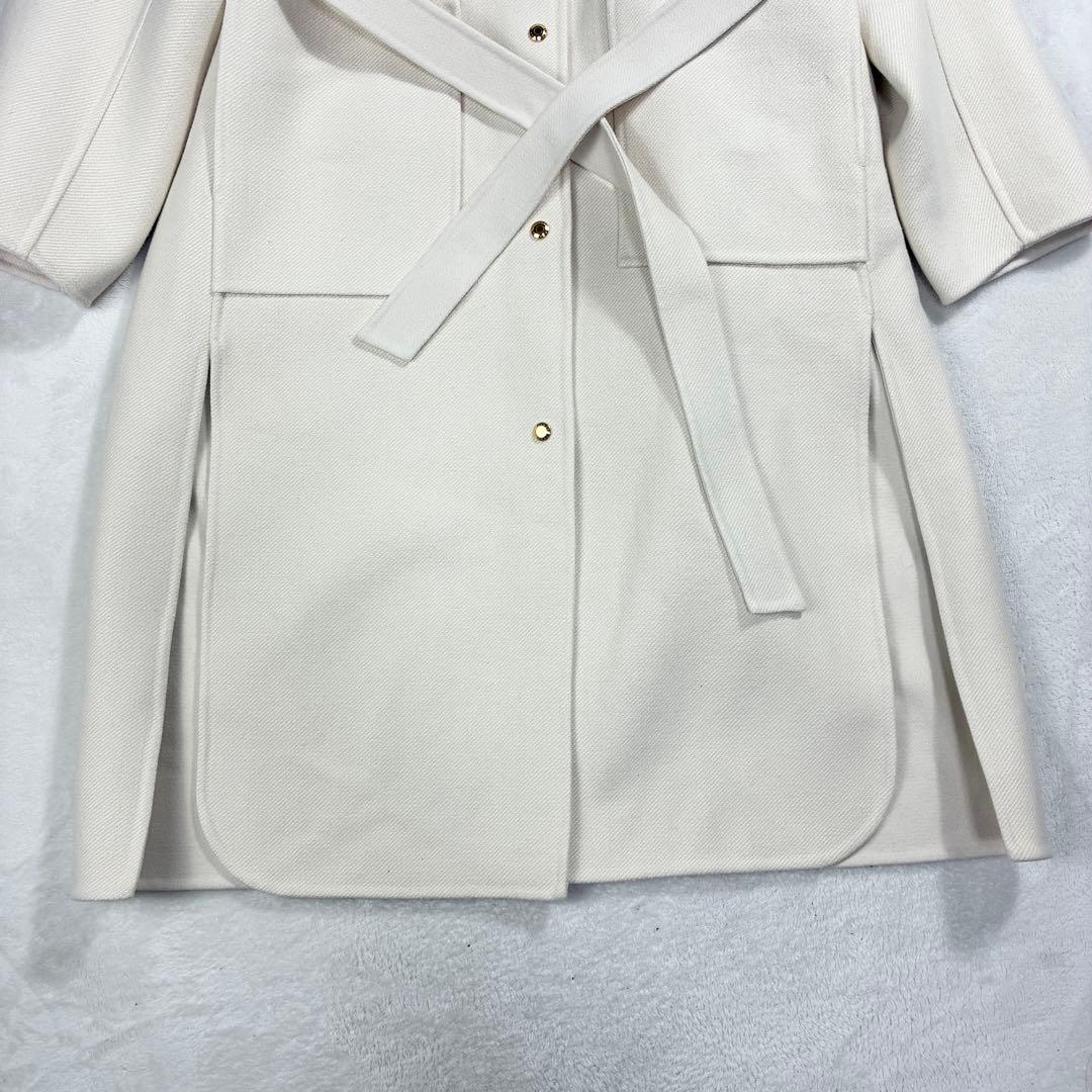 d*d様 最終価格✨極美品✨ドゥロワー リバーシブル ウール×シルク ベルト コ