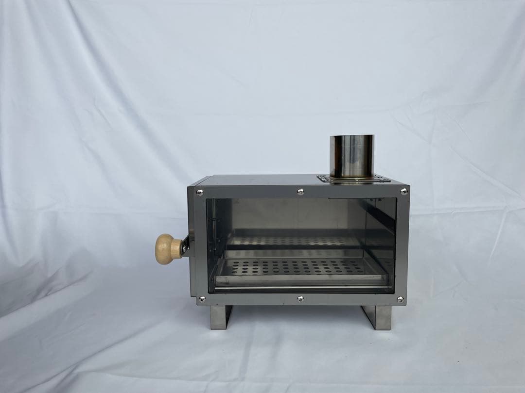 ミニ薪ストーブ ステンレス製 収納バッグ付き コンパクト