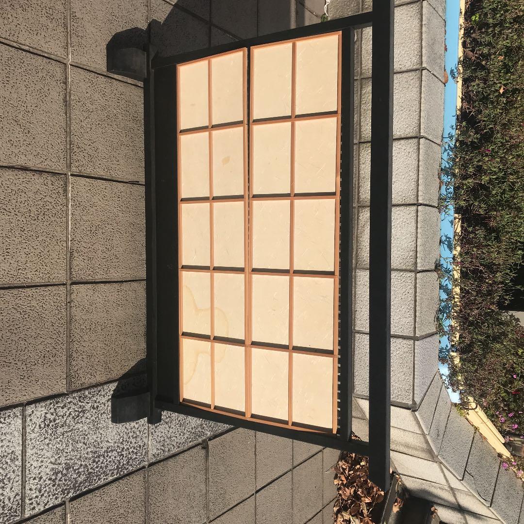 衝立　ついたて　ゆきみしょうじ　アンティーク