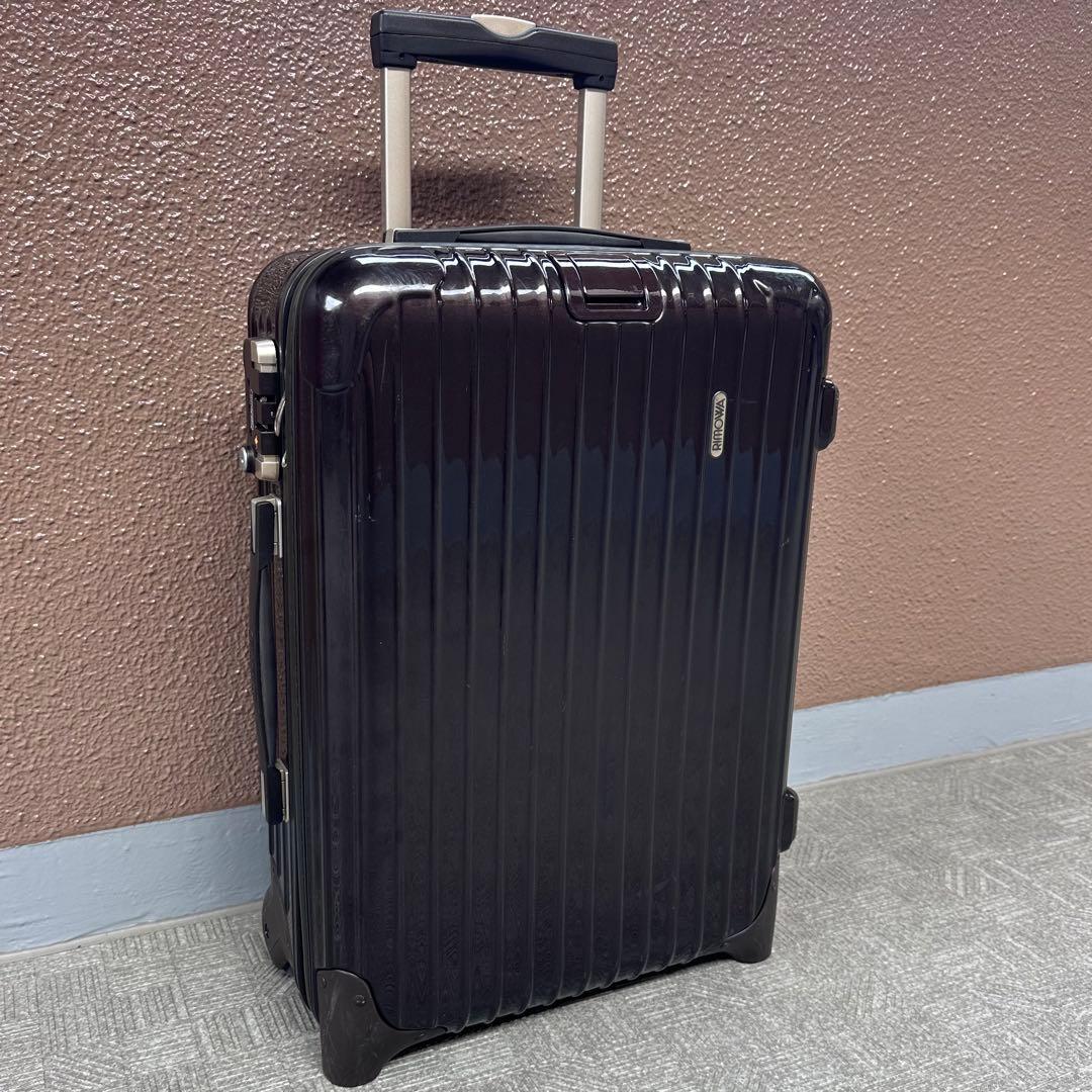 良品 リモワ サルサデラックス 33L 機内持ち込み 2輪 TSAロック 茶色