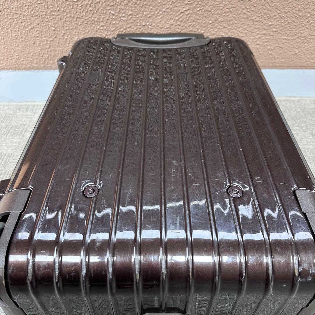 良品 リモワ サルサデラックス 33L 機内持ち込み 2輪 TSAロック 茶色