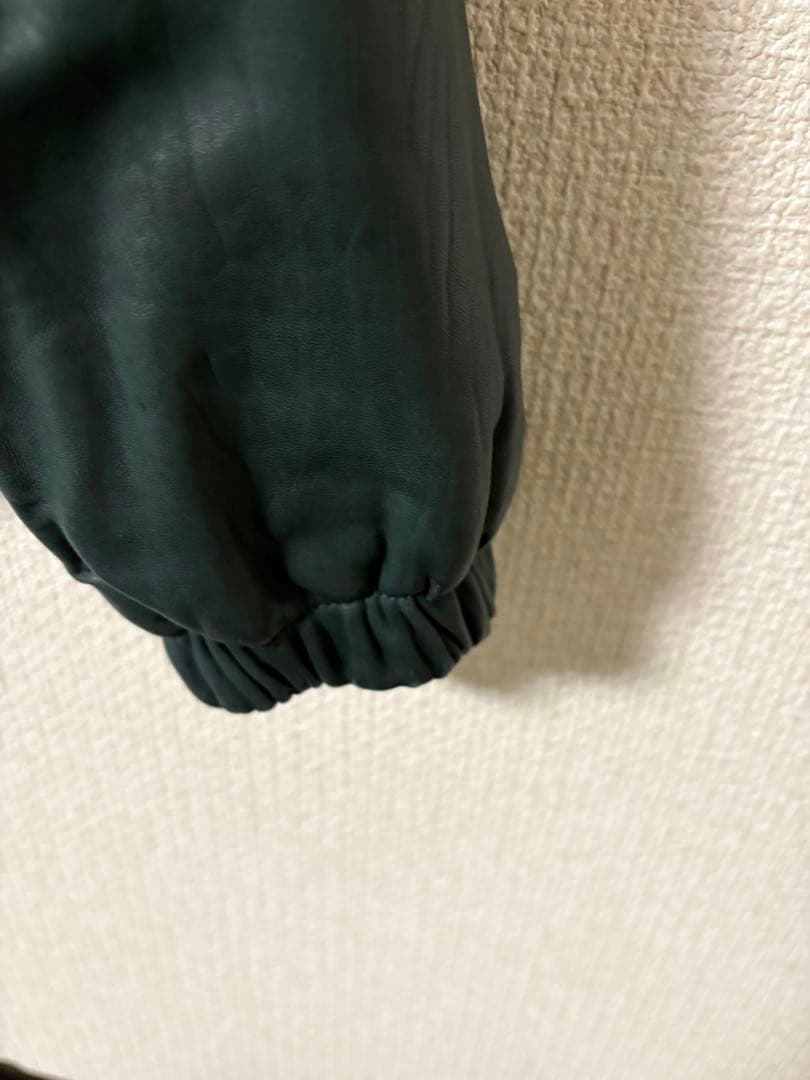 Polo by Ralph Lauren グリーン ラムレザージャケット M