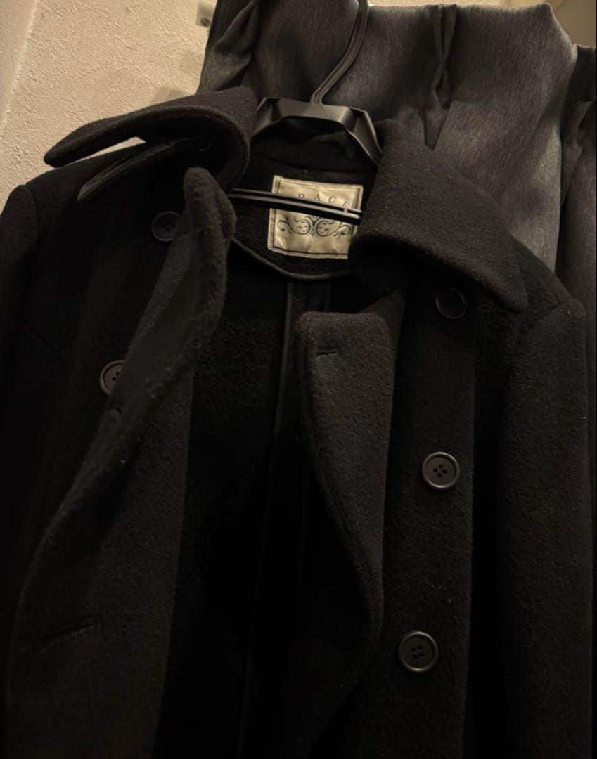 スーパーロングコート　ブラック