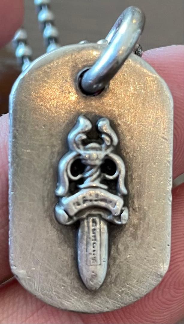 値下げ クロムハーツ ドッグタグ ダガー