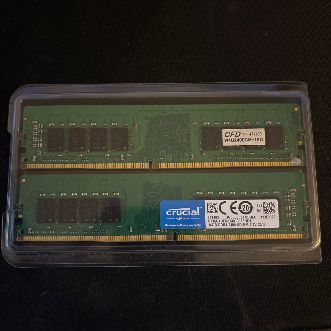 も*と様 Crucial DDR4 32GB 2400MHz