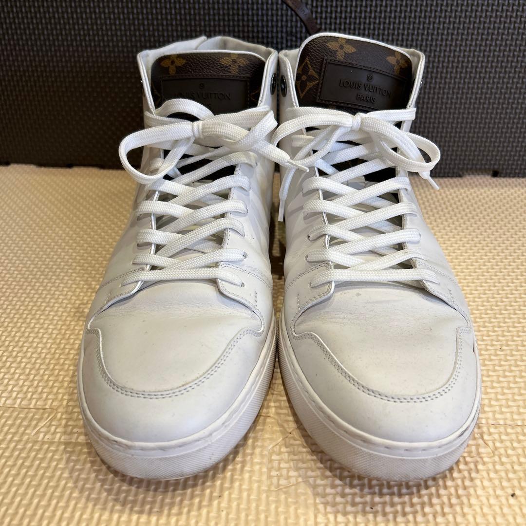 Louis Vuitton ホワイト ハイカットスニーカー