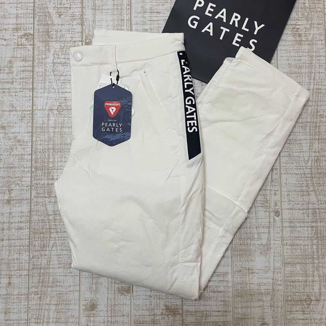 新品 パーリーゲイツ パンツ 中綿 プリマロフト ホワイト XLサイズ（6）