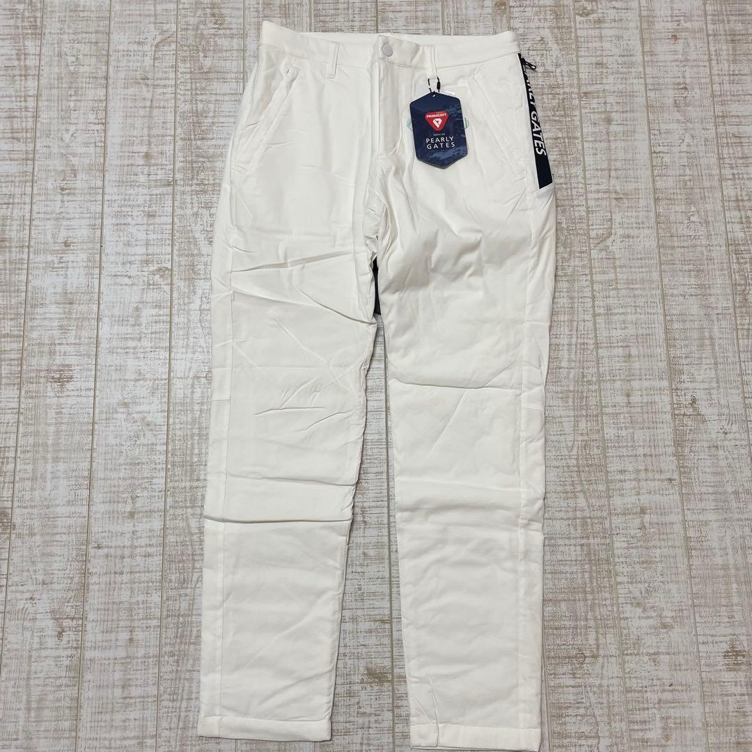 新品 パーリーゲイツ パンツ 中綿 プリマロフト ホワイト XLサイズ（6）