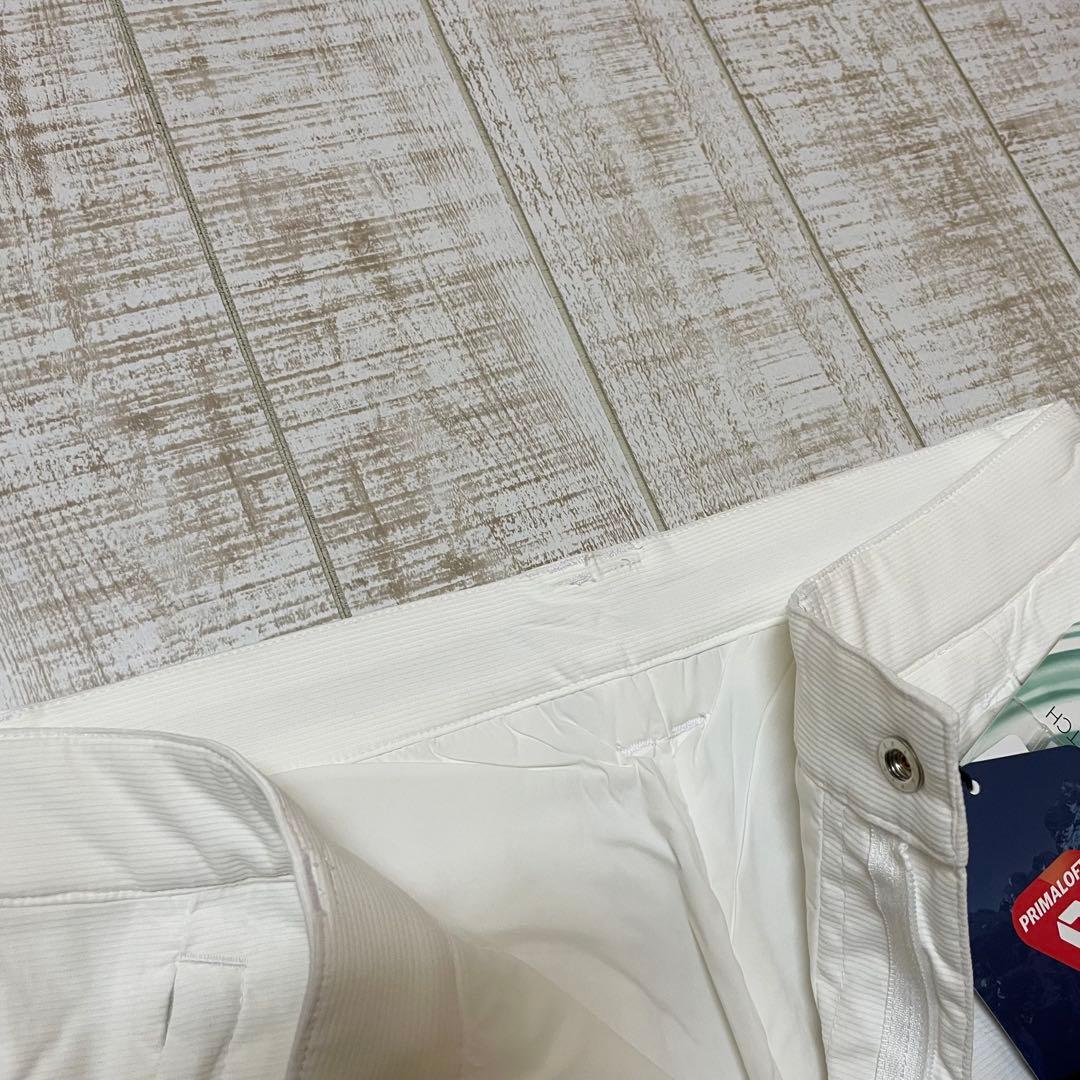 新品 パーリーゲイツ パンツ 中綿 プリマロフト ホワイト XLサイズ（6）