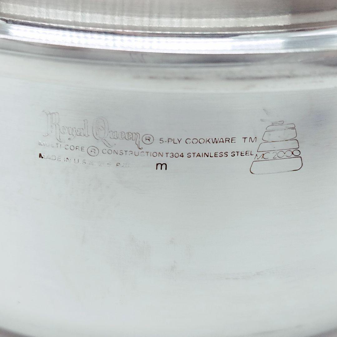  Queen　ロイヤルクイーン　6QT　6コート　両手鍋　IH対応