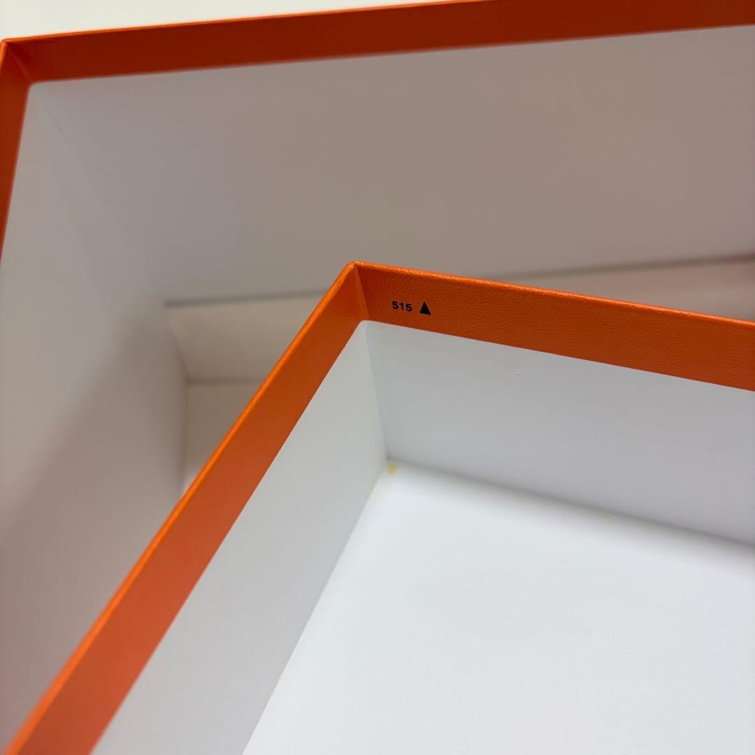 美品　エルメス　空箱　515 インザループ18 バッグ用 リボン付き