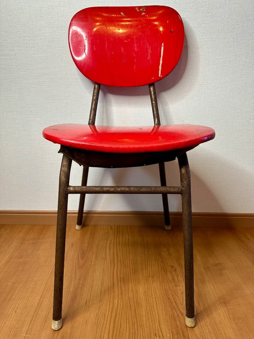 レトロポップ 食堂椅子 パイプ椅子