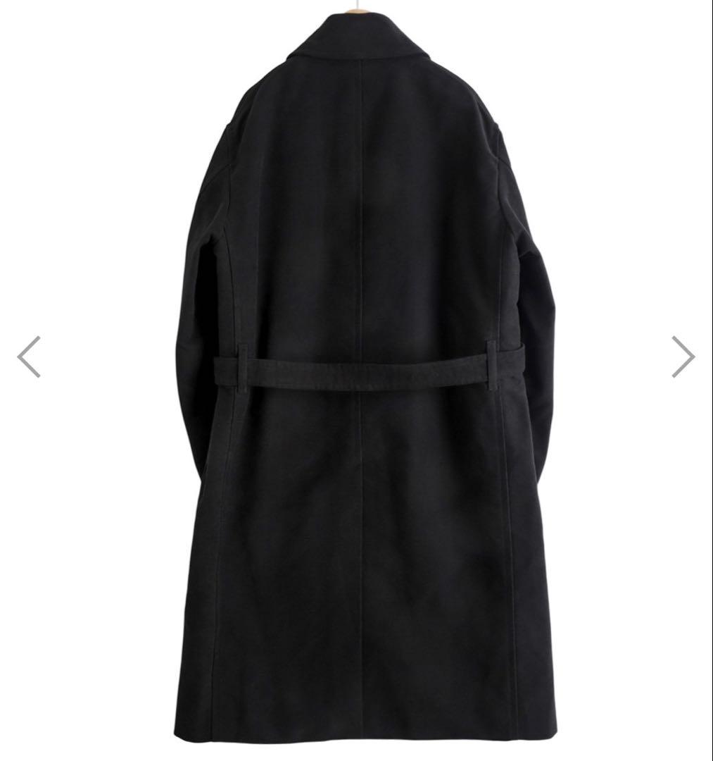 新品未使用 COMOLI モールスキンミリタリーコート サイズ2 ブラック