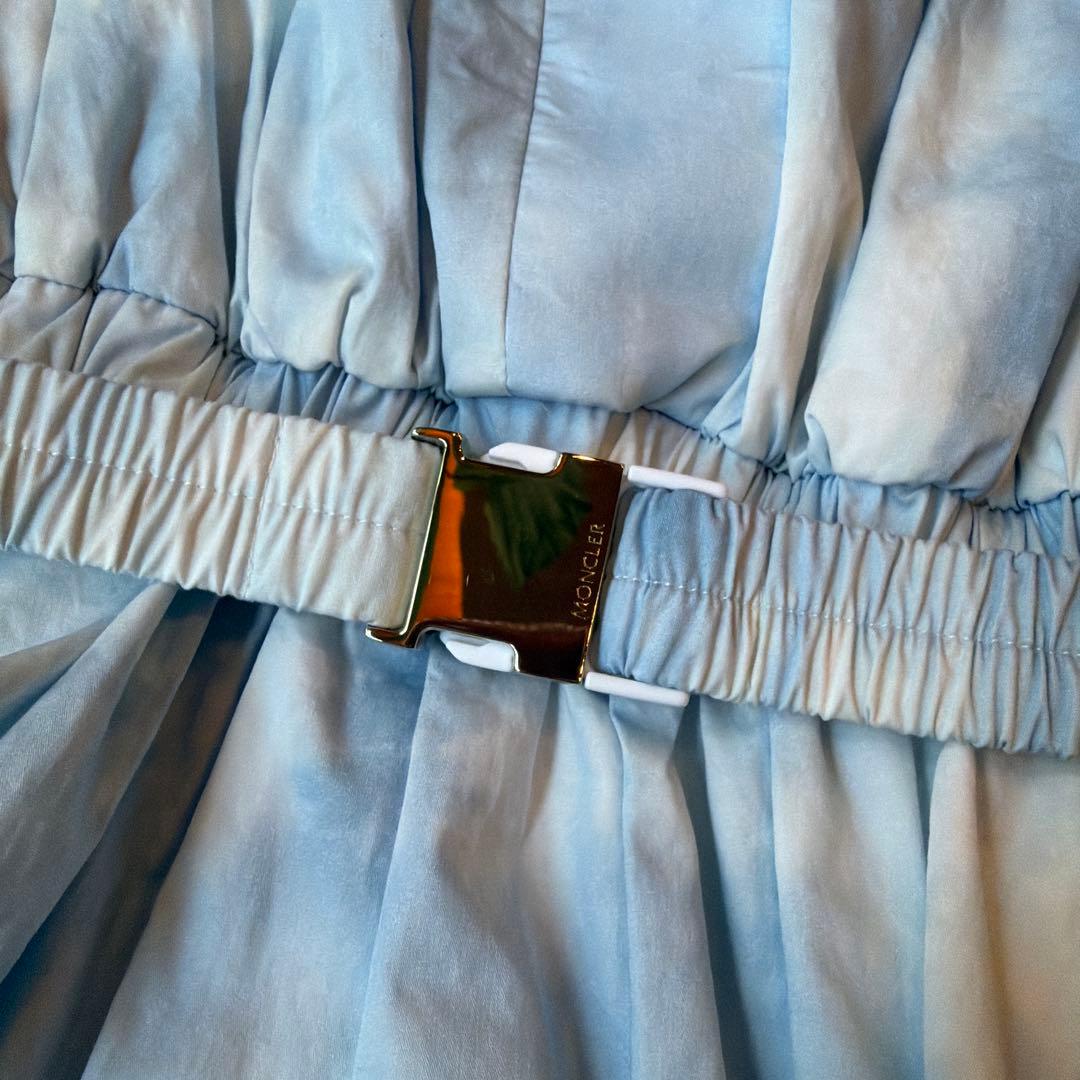 モンクレール　ブルー　青空のような　ワンピース