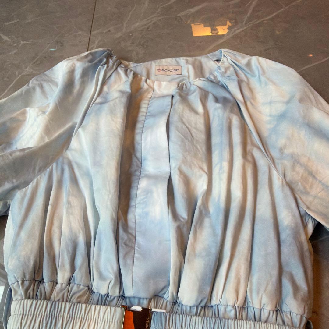 モンクレール　ブルー　青空のような　ワンピース