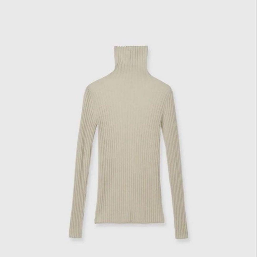 anuans カシミヤ100シアータートルネックプルオーバー