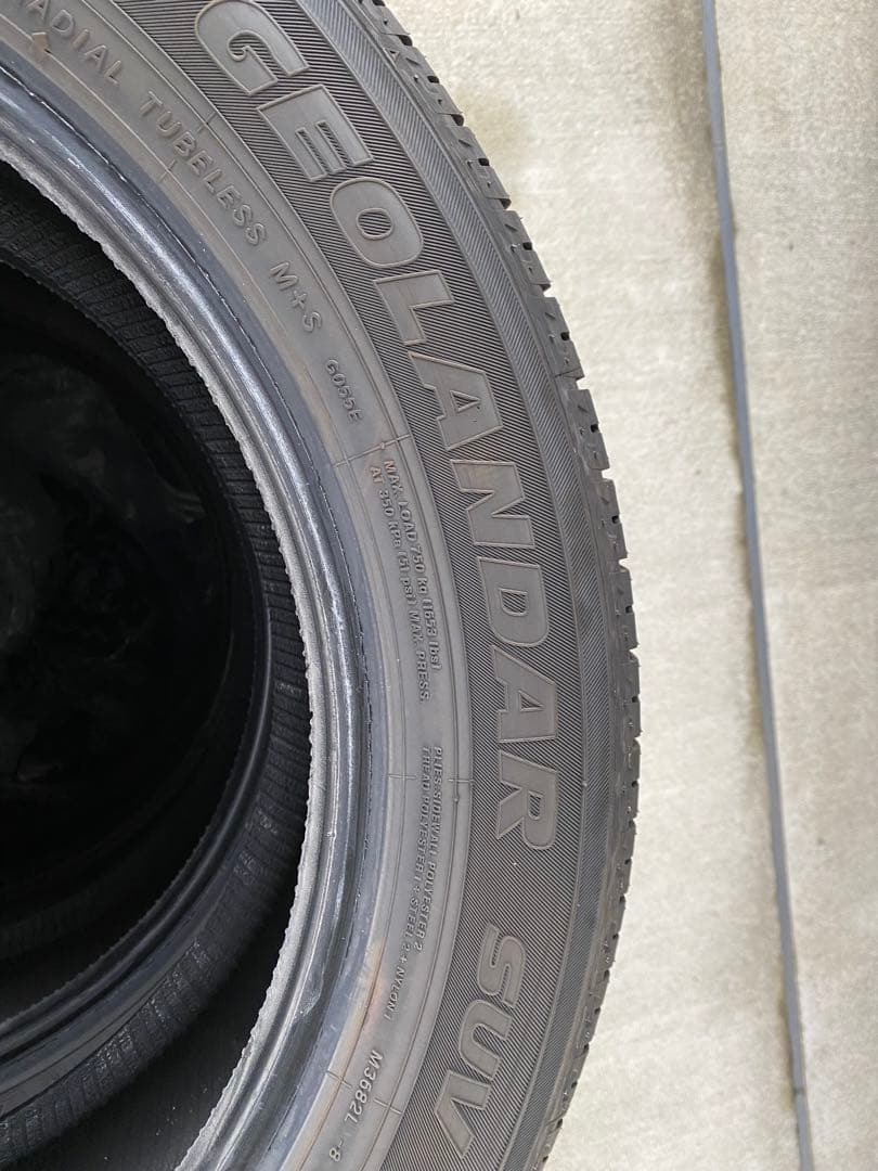 ヨコハマタイヤ225/55R18 98H GO55 2本セット②