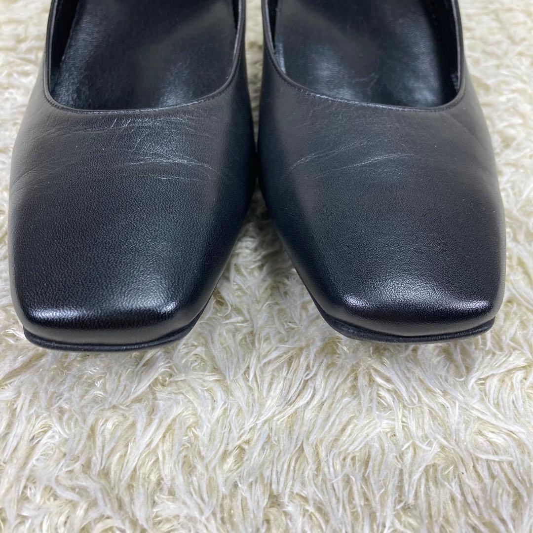 『未使用、タグ付き』サクセスウォーク パンプス ブラック スクエアトゥ 冠婚葬祭