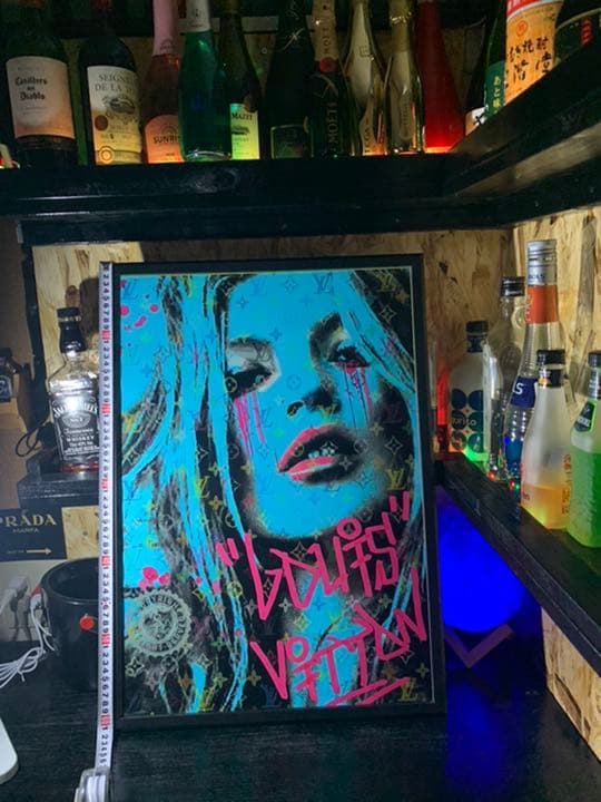 特大A2サイズ インテリアポスター オマージュ 額縁付き 送料無料 ルイヴィトン