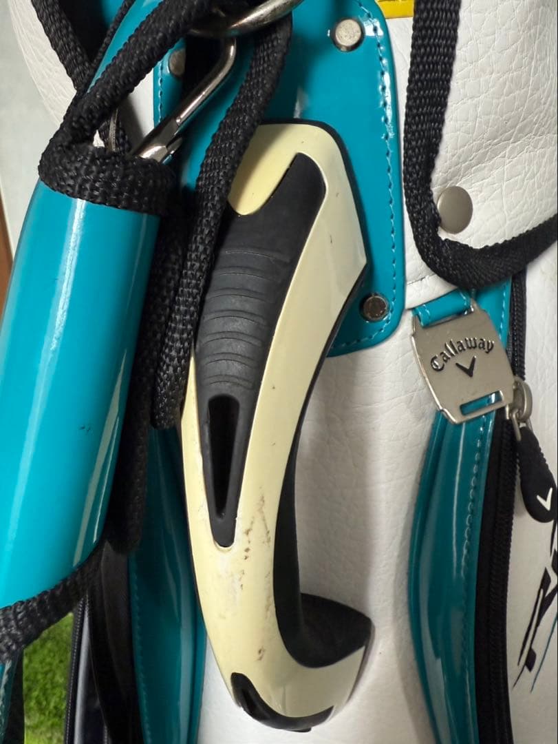 Callaway キャディバッグ ホワイト/ターコイズ