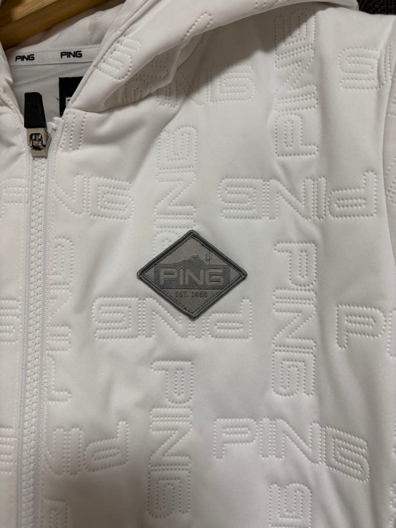 PING フード付きキルティングアウター