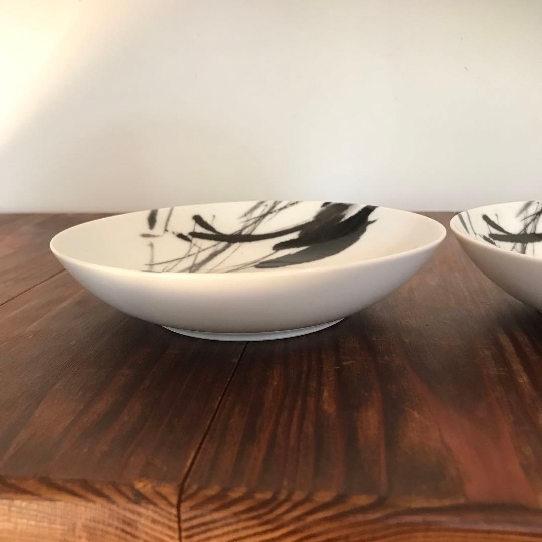 【希少】ISETAN ノリタケ 墨絵　内山雨海　皿　5枚セット