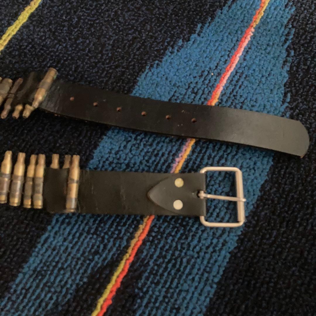 弾丸ベルト　コスプレ　パンク　ハードコア ミリタリー　メタル ガンベルト