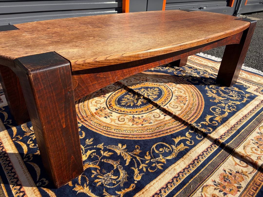 専用 矢澤金太郎 センターテーブル 座卓 指物家具 無垢材 角足ティーテーブル