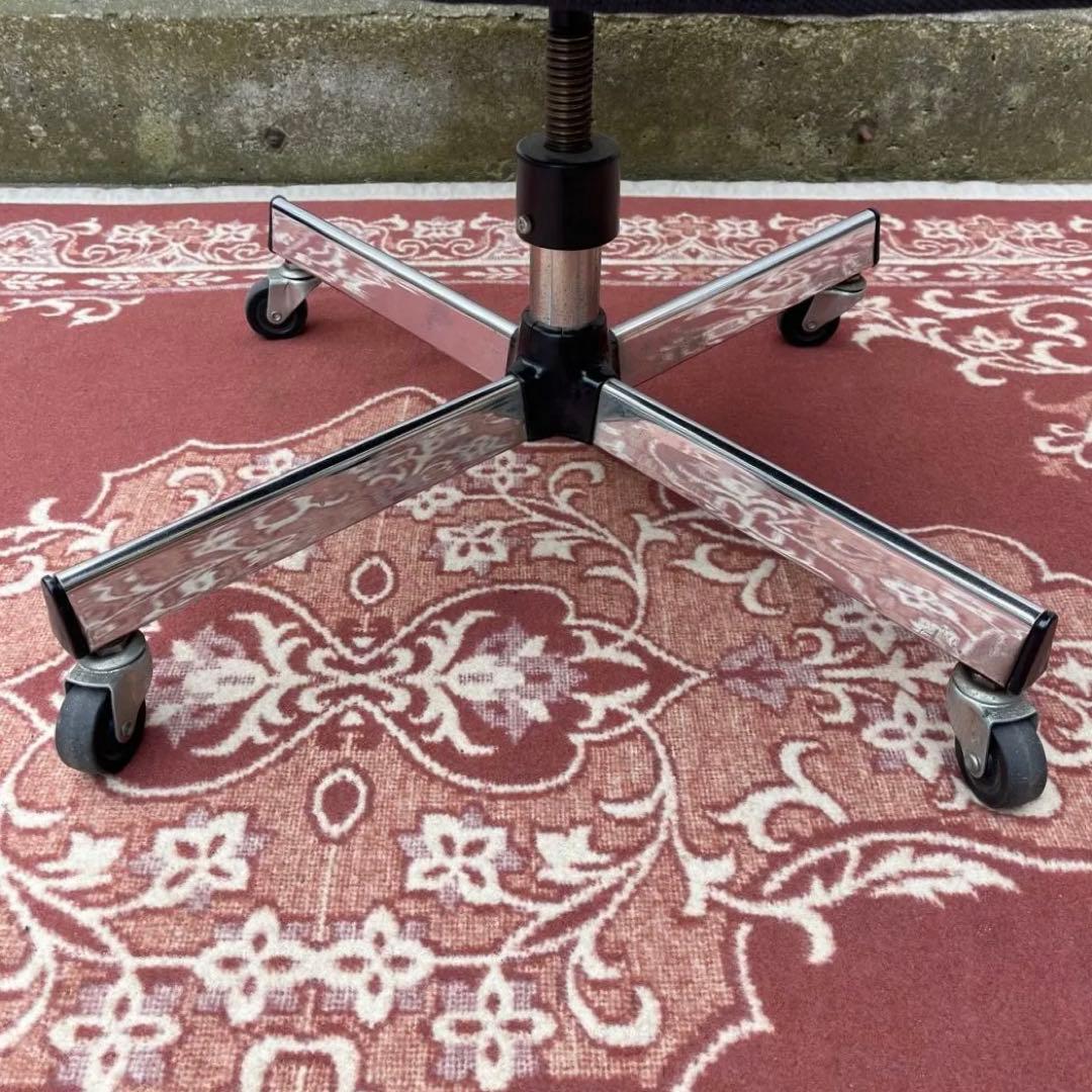 インダストリアル工業系◾️ PLUS キャスター付き アームチェア デスクチェア