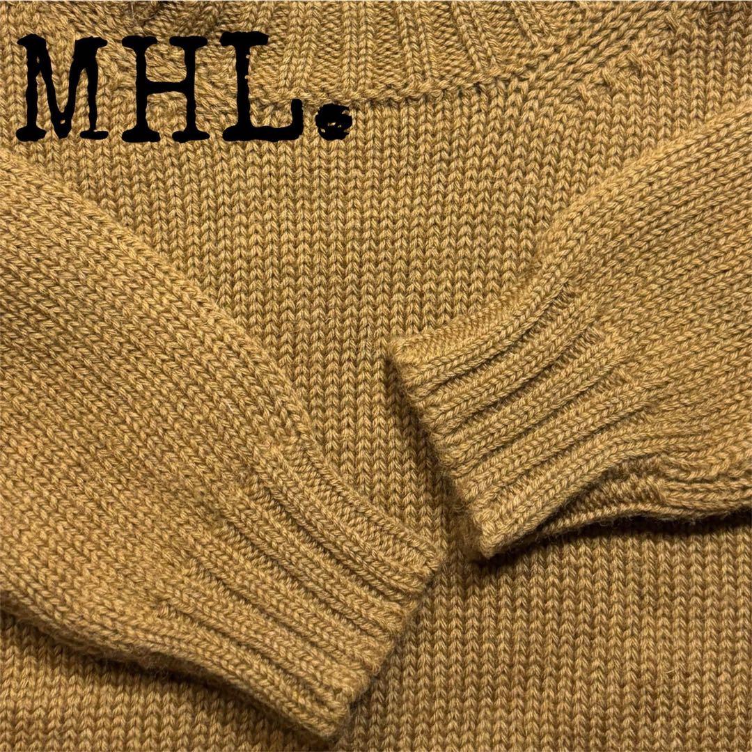 MHL. 2020AW ローゲージニット 限定カラー ブリティッシュ メリノ