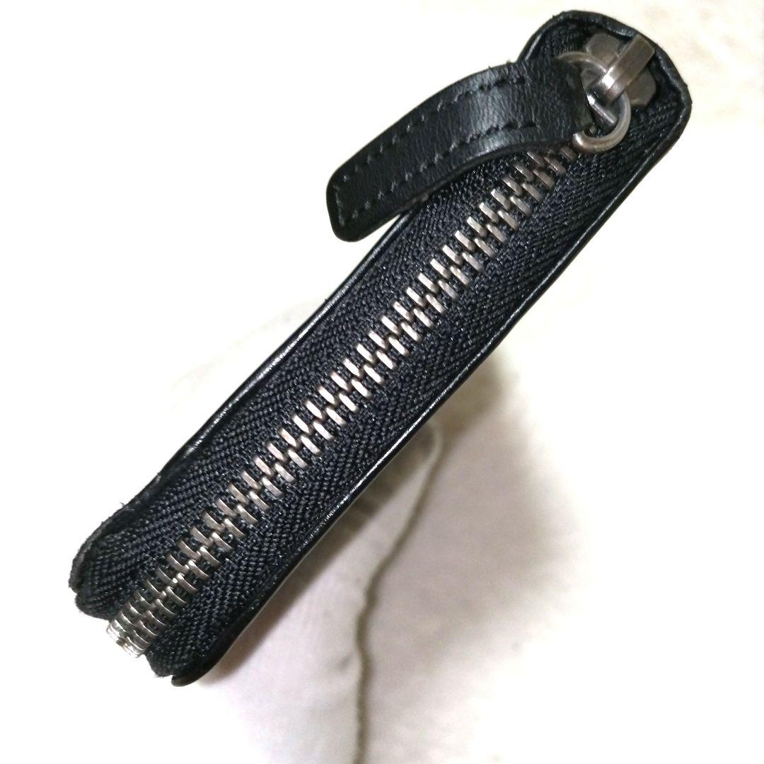 【美品】バーバリーブラックレーベル ノバチェック ロゴ オーガナイザー 長財布