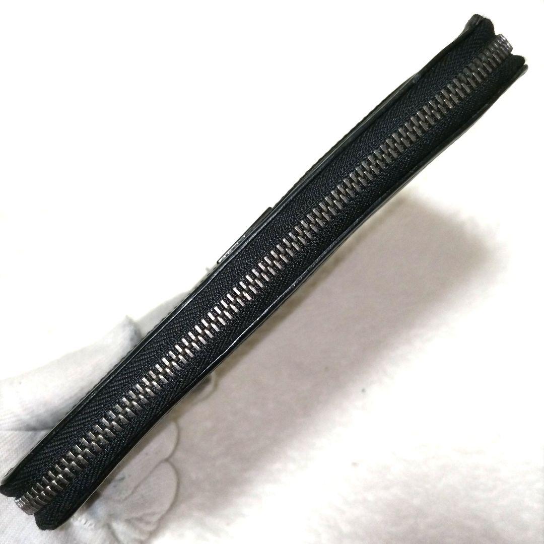 【美品】バーバリーブラックレーベル ノバチェック ロゴ オーガナイザー 長財布