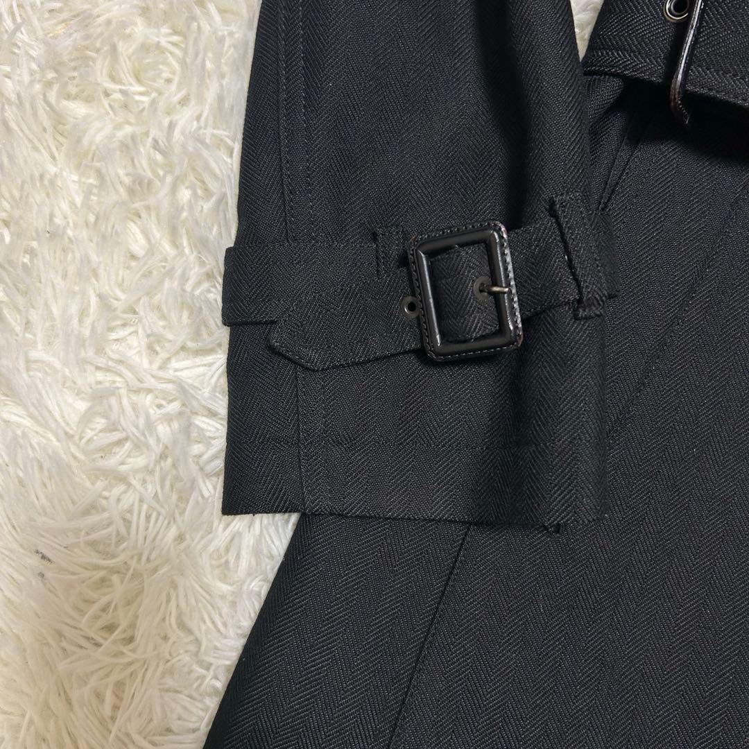 バーバリーブラックレーベル　トレンチコート　ライナー　ベルト付　チェック　M