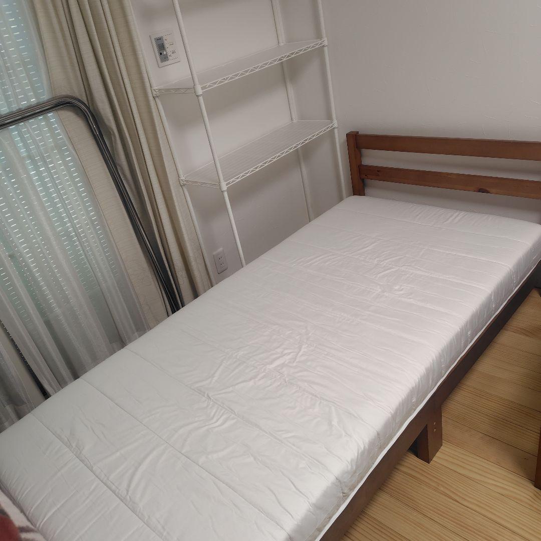 ☆お引取り限定☆　お値下げしました❣　ニトリ　ベッドセット（カバーなども）