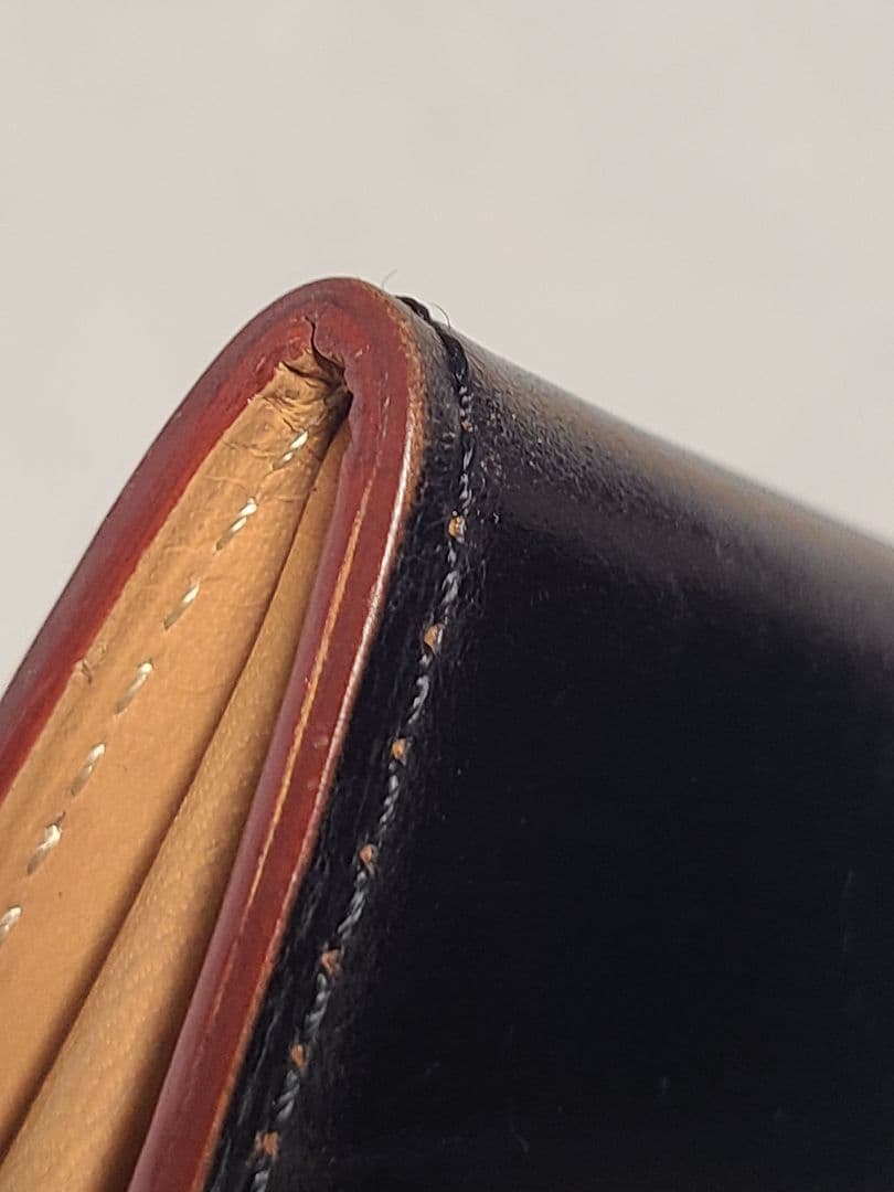 GANZO ガンゾ コードバン ケース 小銭入れ BOX形 ブラック