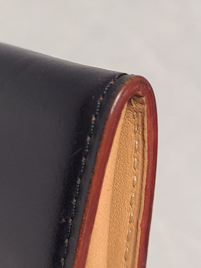 GANZO ガンゾ コードバン ケース 小銭入れ BOX形 ブラック