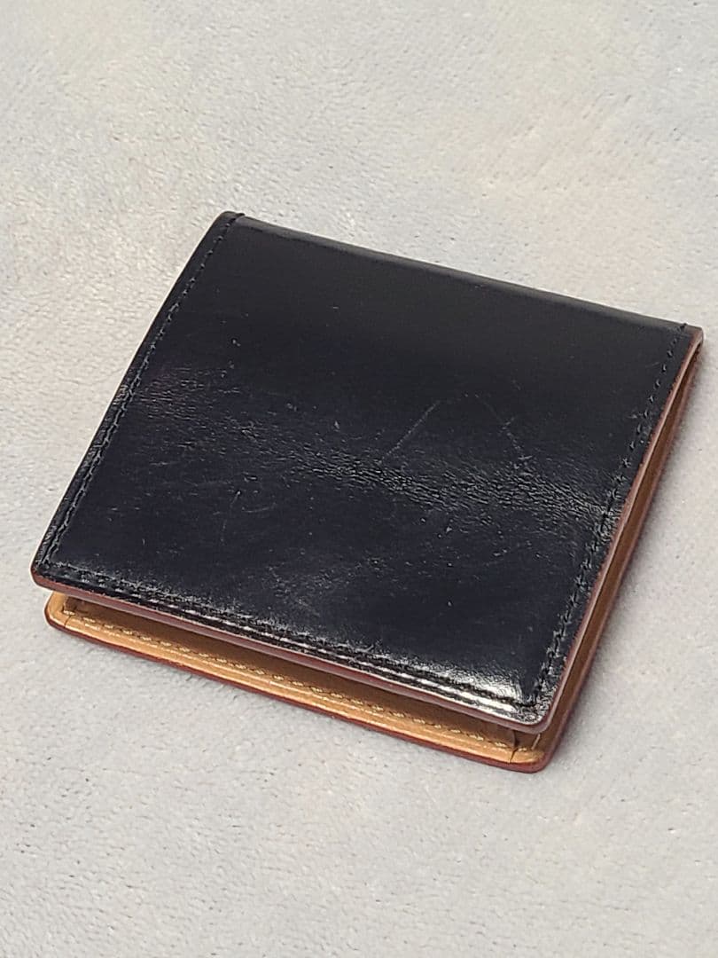 GANZO ガンゾ コードバン ケース 小銭入れ BOX形 ブラック