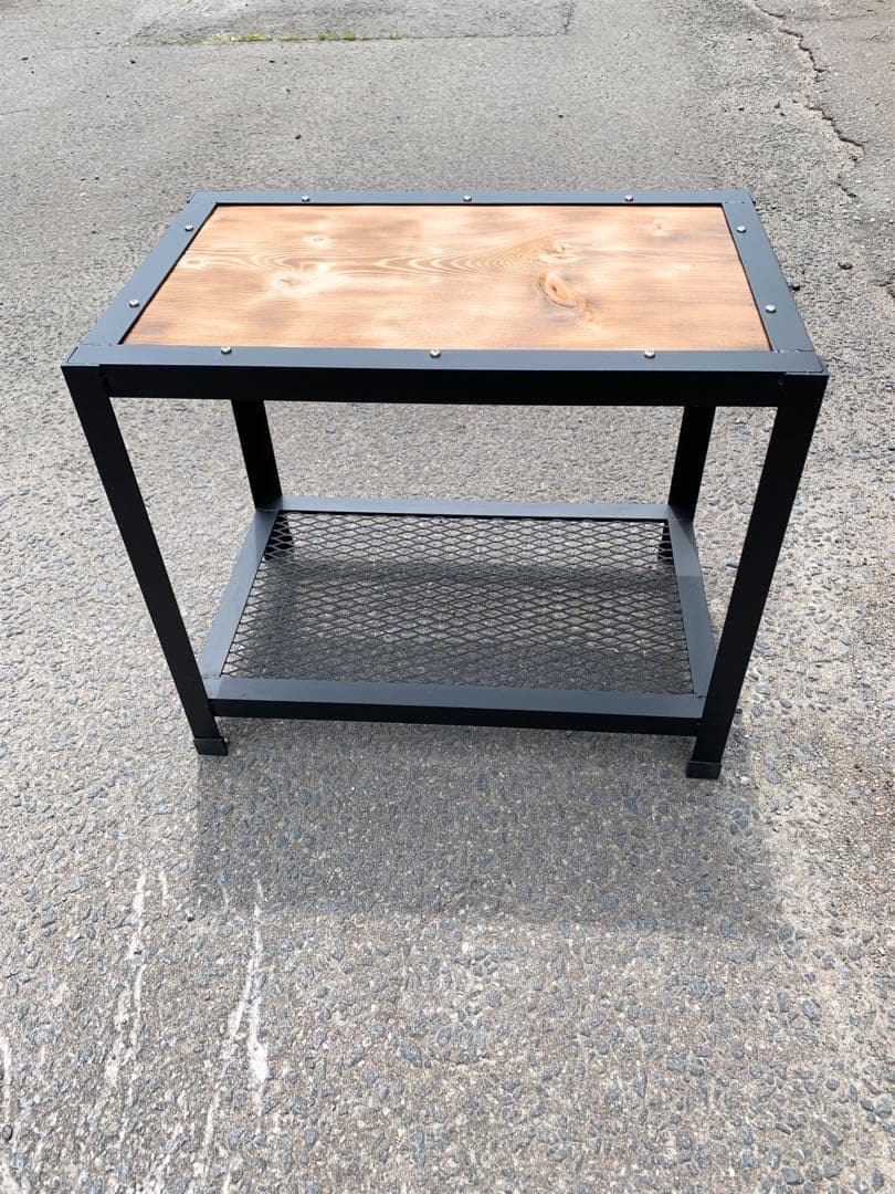 ☆送料込み☆アイアンシェルフ即購入OK 男前ガレージ　インテリア　シェルフ　什器