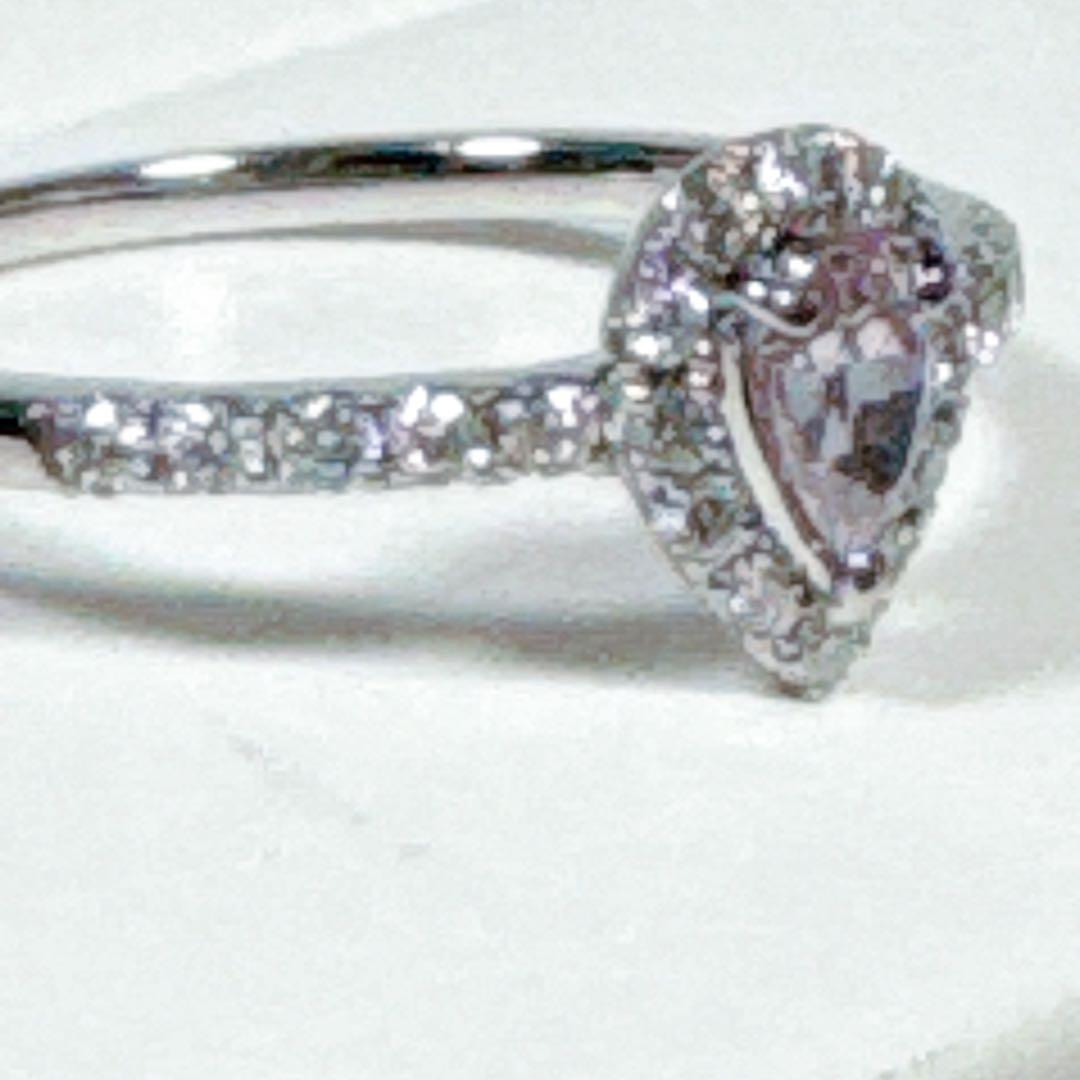 プラチナピンクダイヤモンドリング ＦＬＰ NO24-975