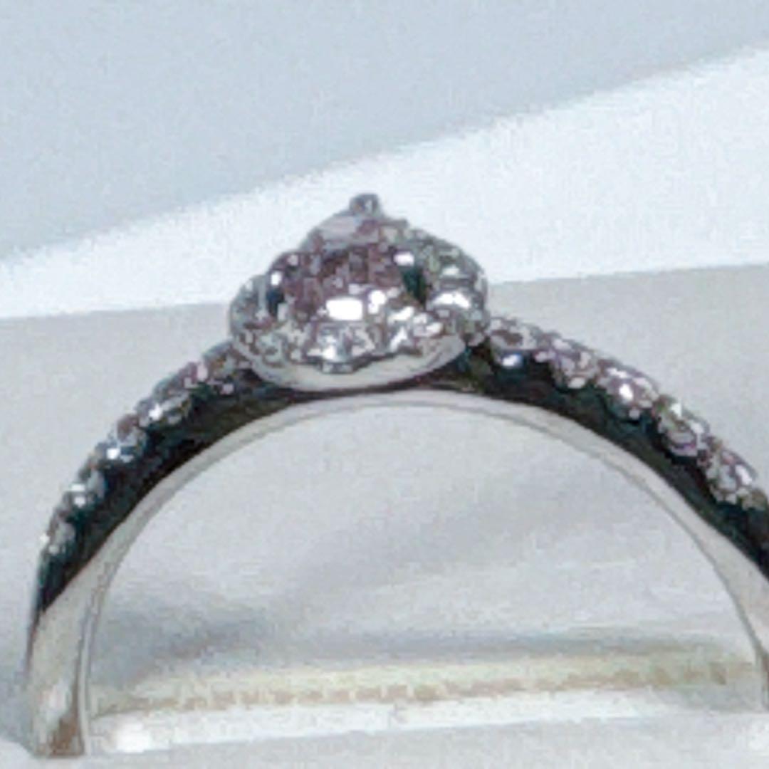 プラチナピンクダイヤモンドリング ＦＬＰ NO24-975